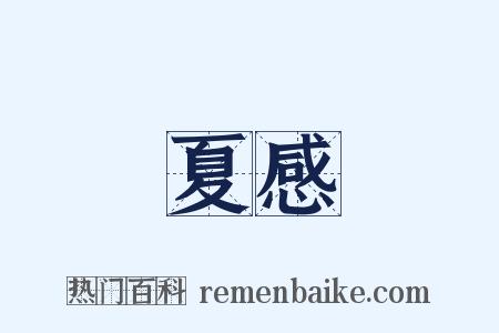 夏感是什么意思的图片